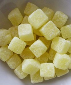 Pineapple cube sweets