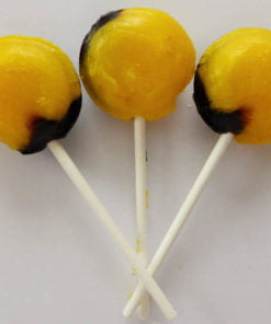 Banana split lollipop