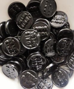 Liquorice hard coin