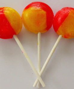 Pear drop lollipop