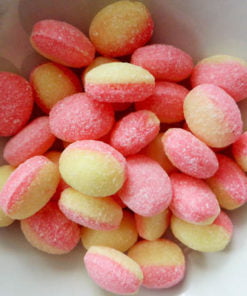 Rhubarb and custard sweets