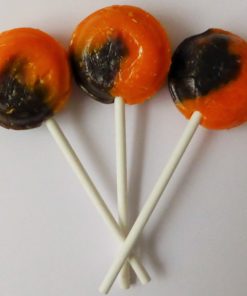 Chocolate orange lollipop