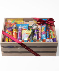 Retro sweets hamper